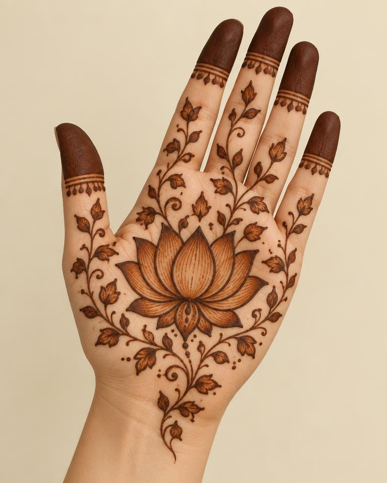 Lotus Heart Palm