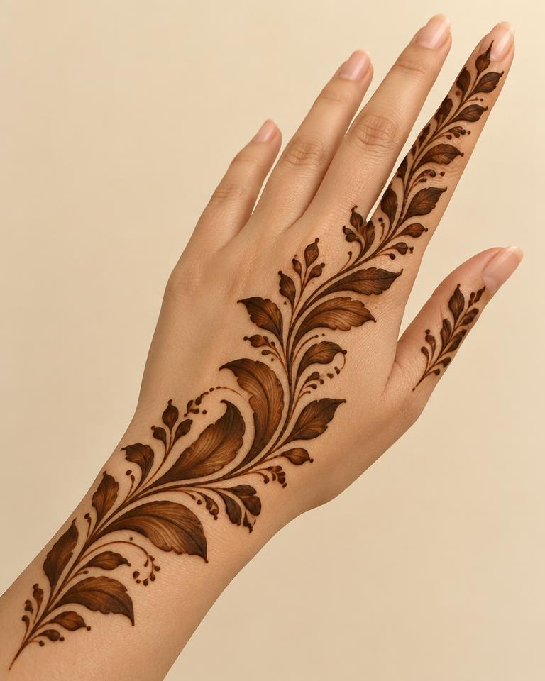 Arabic Leaf Sweep