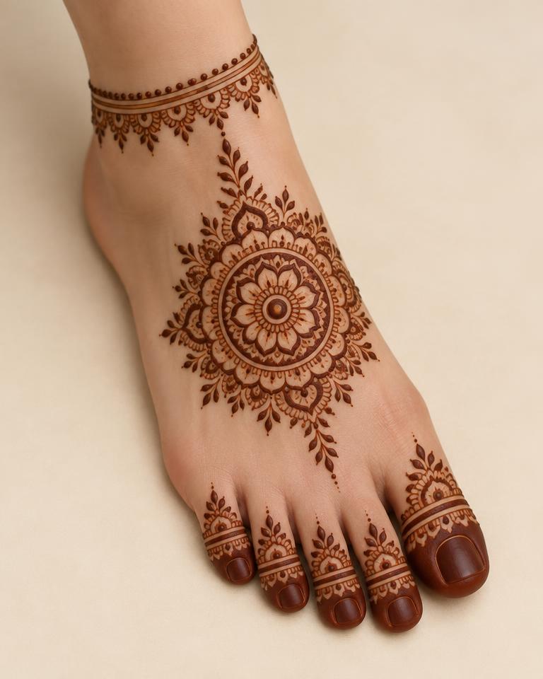 Anklet Mandala Feet