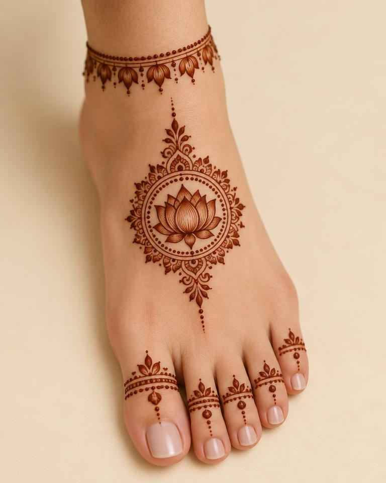 Lotus Feet Mandala