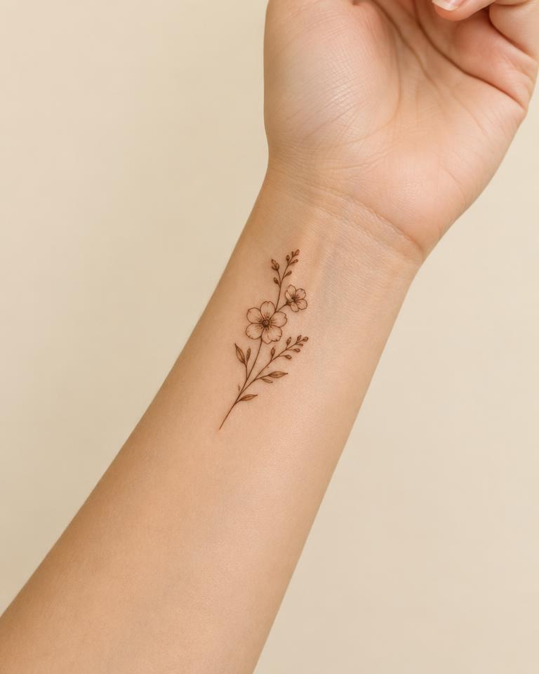 Wildflower Wrist Sprig